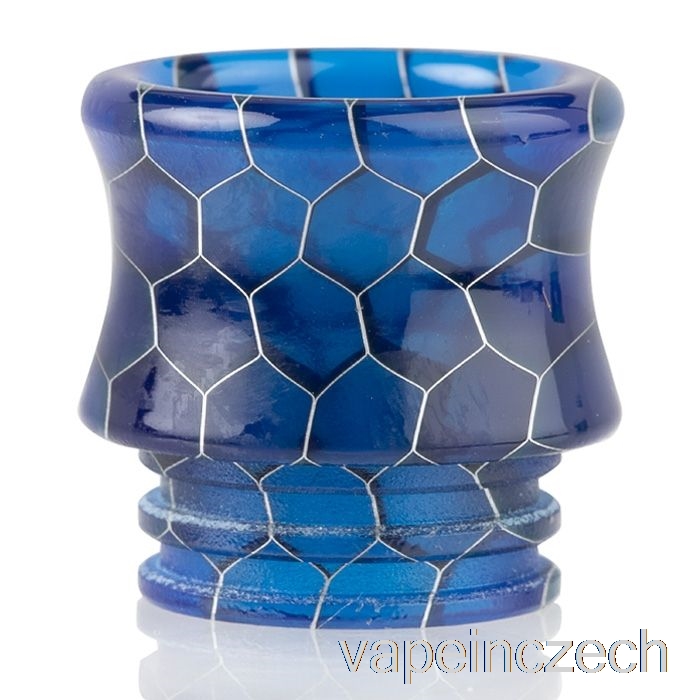 810 Korunka Hadí Kůže Pryskyřice Drip Tip Blue Vape Bez Nikotinu